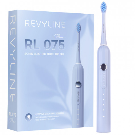 Электрическая звуковая зубная щётка Revyline RL 075 Blue