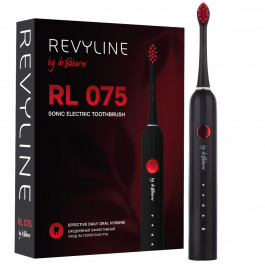 Электрическая звуковая зубная щётка Revyline RL 075 Black by Dr. Baburov