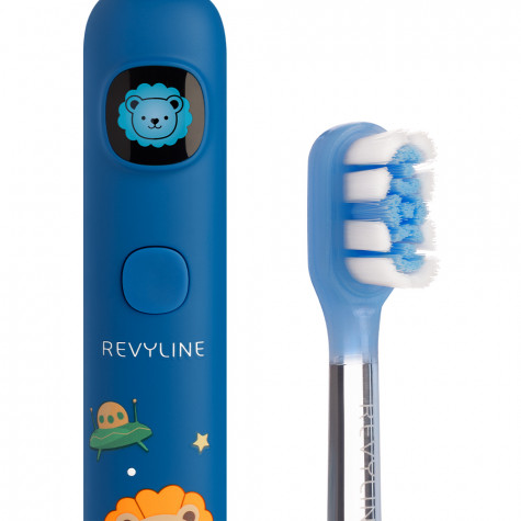 Электрическая звуковая зубная щетка Revyline RL 095 Kids, Blue