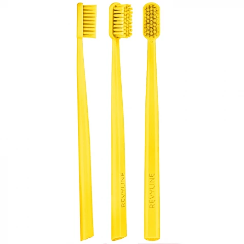 Набор зубных щеток Revyline SM6000 DUO Yellow + Grey